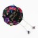 Hair rim with decorative elements "Blow and inspire", 0.8 x 13 x 24 cm