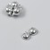 Floor with Magnetic Metal "Ball" silver 0.8x0.8x0.8 cm