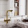 Kitchen mixer Wasserkraft A8377, double -leaf, with access to drinking, glossy gold 92401