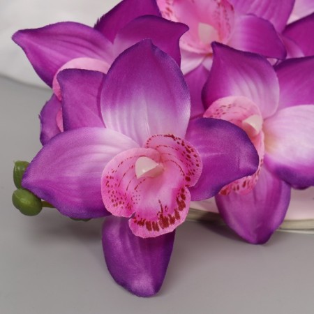 Artificial flowers "Amabilis orchid" 90 cm, lilac-1