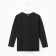 Longsliv children's minku color black, height 116 cm