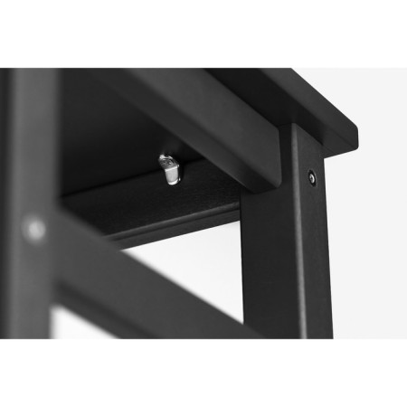Stool No. 1, 330x330x450, up to 130 kg, birch array, black-3