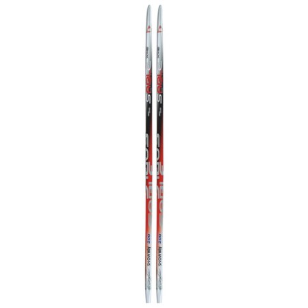 Plastic skis, 200 cm, with a notch, Mix color-6