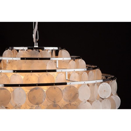 Sandra 6x40W chandelier e27 chrome 60x60x78cm-5