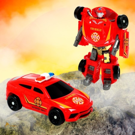 Set of robots "Racing cars" are transformed-7