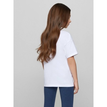 Футболка для девочек Conte Elegant , рост 110-116 см, цвет white-1