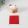Souvenir Ceramics "Cat Mani-Neko with fan" Gold 8x8x8.5 cm