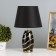 Casinius desktop E14 40W black and gold 22x22x35 cm Risalux