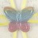 Carnival wings "butterfly", yellow color