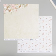 A set of paper for scrapbooking (10 sheets) 