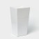 Kashpo with an insert of Astra, 1.8 l, l = 26 cm, d = 13/10 cm, white color