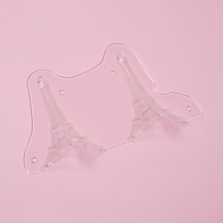 Mold for pouring chocolate Konfinetta "Eiffel Tower", plastic, 19.7 × 12 × 7 cm, transparent-2