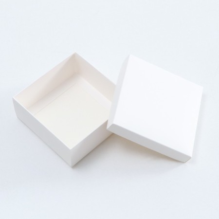 The box is folding, the lid is, white, 12 x 12 x 5 cm-2