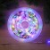 Garland "thread" 200 m Rosa, IP44, silver thread, 2000 LED, glow of multi, 36 V