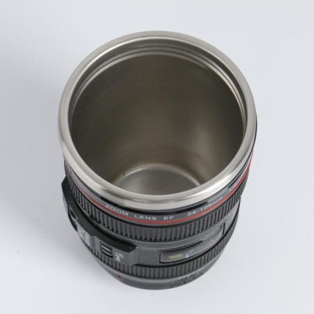 Thermal circle, 350 ml, copy "lens", 7.5 x 14 cm, black-2