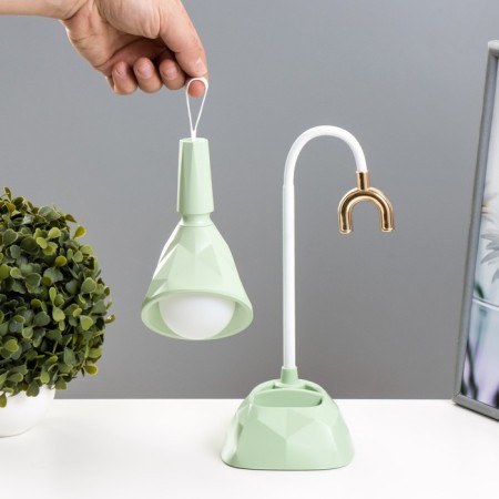 Delser table lamp LED 3W USB AKB Green 14x13x39 cm Risalux-5