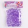 Plastic sores are decorative, set of 100 pcs., Size 1 pc. - 2 × 2 cm, purple color