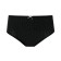 Panties female slips "peas", black color, size 56