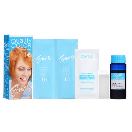 Estel Hair Gel, tone No. 149, copper-red, 170 g