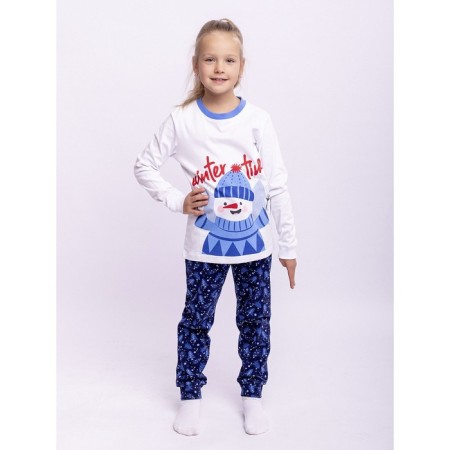 Pajamas: T -shirt, trousers, height 128 cm, multicolor color-2