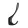 Furniture hook Cappio Heel, two -rod, black