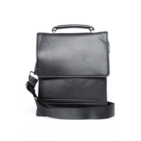 Bag Cross-Body Male, Eco-leather, De-Gosa Black, 20x6x24 cm