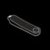 Poller for lightning, on Velcro, with a reflective element, 5 × 0.4 cm, 10 pcs, black/gray color
