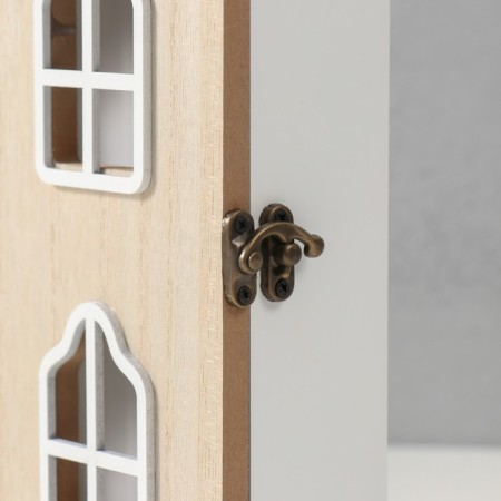 Klyuchnik tree 6 hooks "Ancient house with arched windows" 31.5x18.3x5.2 cm-3