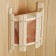ABAZHUR with Himalayan salt 3 tiles, linden, 32.5x40.5x12.5 cm