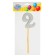 Topper in the “2” cake, set 6 pcs., Mix color