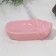 Soap dish "pink", ceramic, 12 x 8.5 cm