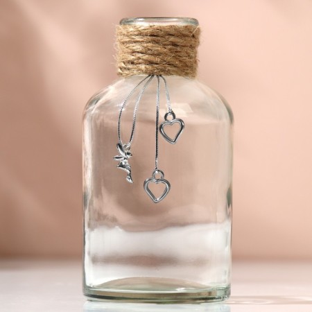 Vase for flowers, transparent, 250 ml.-1