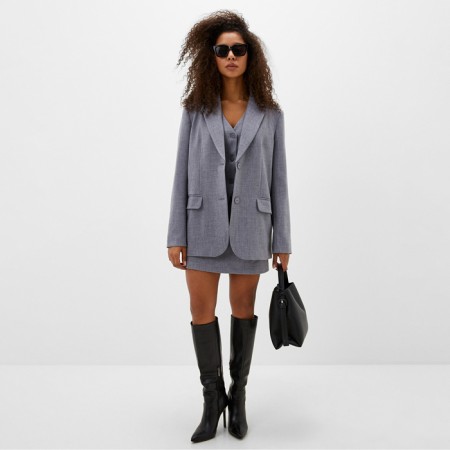 Women's vest MIST, R.42, Gray-4