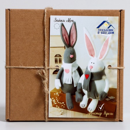 Set for creating a textile toy "Mr. Krol"-10