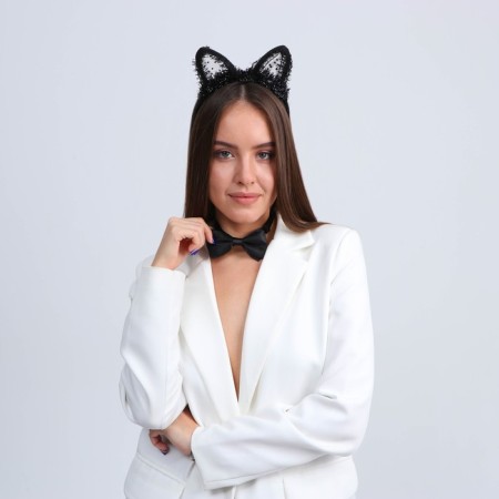 Carnival set "Pussy", butterfly, ears-1
