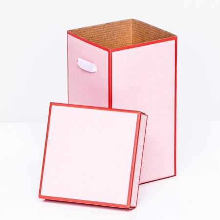 Set of boxes 3 in 1, red, 17 x 25 cm / 14 x 23 cm / 10 x 18 cm-5