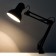 HELP lamp E27, on the clamp (220V) Black h = 55 cm (811) Risalux