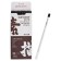 Coal black pencil 8V, white body