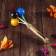 Souvenir musical instrument "Marakas with 5 balls" 10x27x10 cm