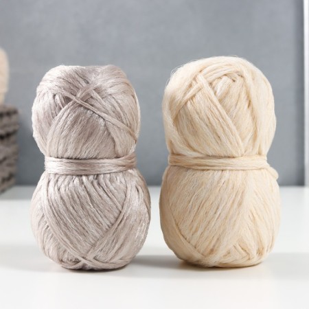 Knitting Set "Nominal Support" 100% polypropylene 322m/70g 2 pcs (Assorted light) mix-2