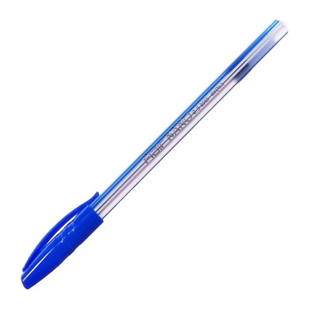 Balloon handle Flair noki, striped case, node-bela 0.5 mm, oil base., Blue rod-1