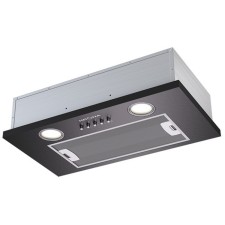 Вытяжка KRONA SELINA 600 black PB, встраиваемая, 715 м3/ч, 3 скорости, 60 см, чёрная