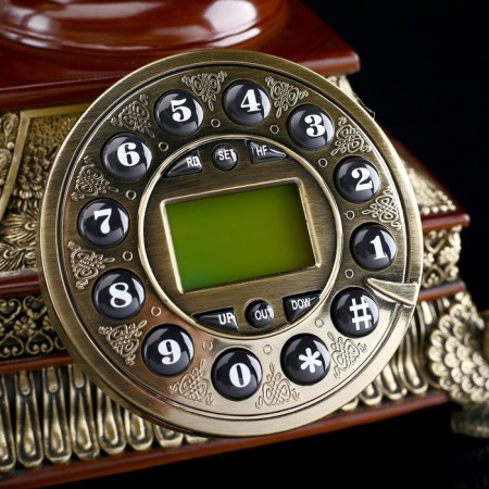Retro telephone "Alezio", 24 x 19 cm-9