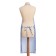 Apron shade color is blue 60x80 cm, 100% p/e