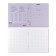 Notebook 24 sheets in the Erichkrause Coverprio Pastel Classic Code, Plastic Cover, Offset block, 100%whiteness, Lilac