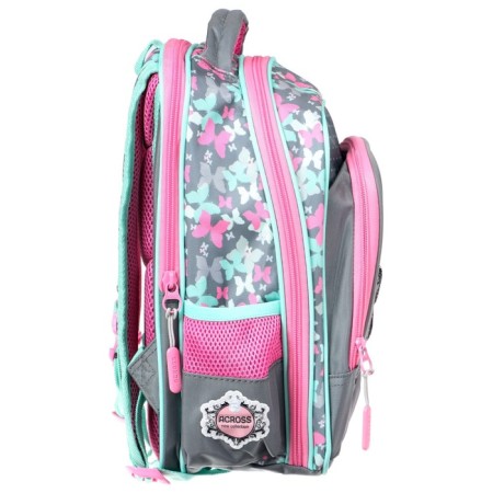 Frame backpack 39 x 29 x 17 cm, gray/turquoise ACR22-179-11-3