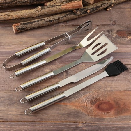 BBQ Grill Barbecue Gift Set: 5 items-2