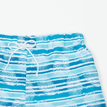 Swimming trunks for a boy, turquoise color, height 128 cm-1