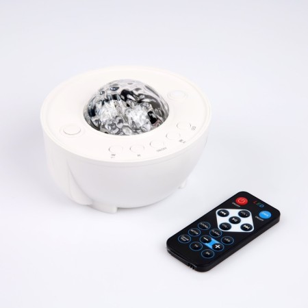 Light device "Star Sky" White, 12.5x8.5 cm, projector, USB, Bluetooth, Music, RGB-1