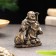 Souvenir "Hothee for wealth", gypsum concrete, 6x5x5 cm, set 3 pcs, 6x4x6.5 cm